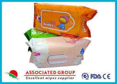 Mix Package Wet Wipe Tissues การดูแลผิวเด็กด้วยผ้านอนวูฟเวน Spunlace ธรรมดา