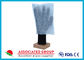 ถุงมือทำความสะอาดร่างกายแห้งกระดาษโพลีเอสเตอร์ 100% 35GSM ทรงสี่เหลี่ยม