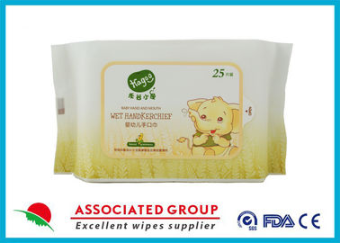 Resealable Soft Non - Allergic Spunlace Wet Wipes เบบี้ 25 แผ่น